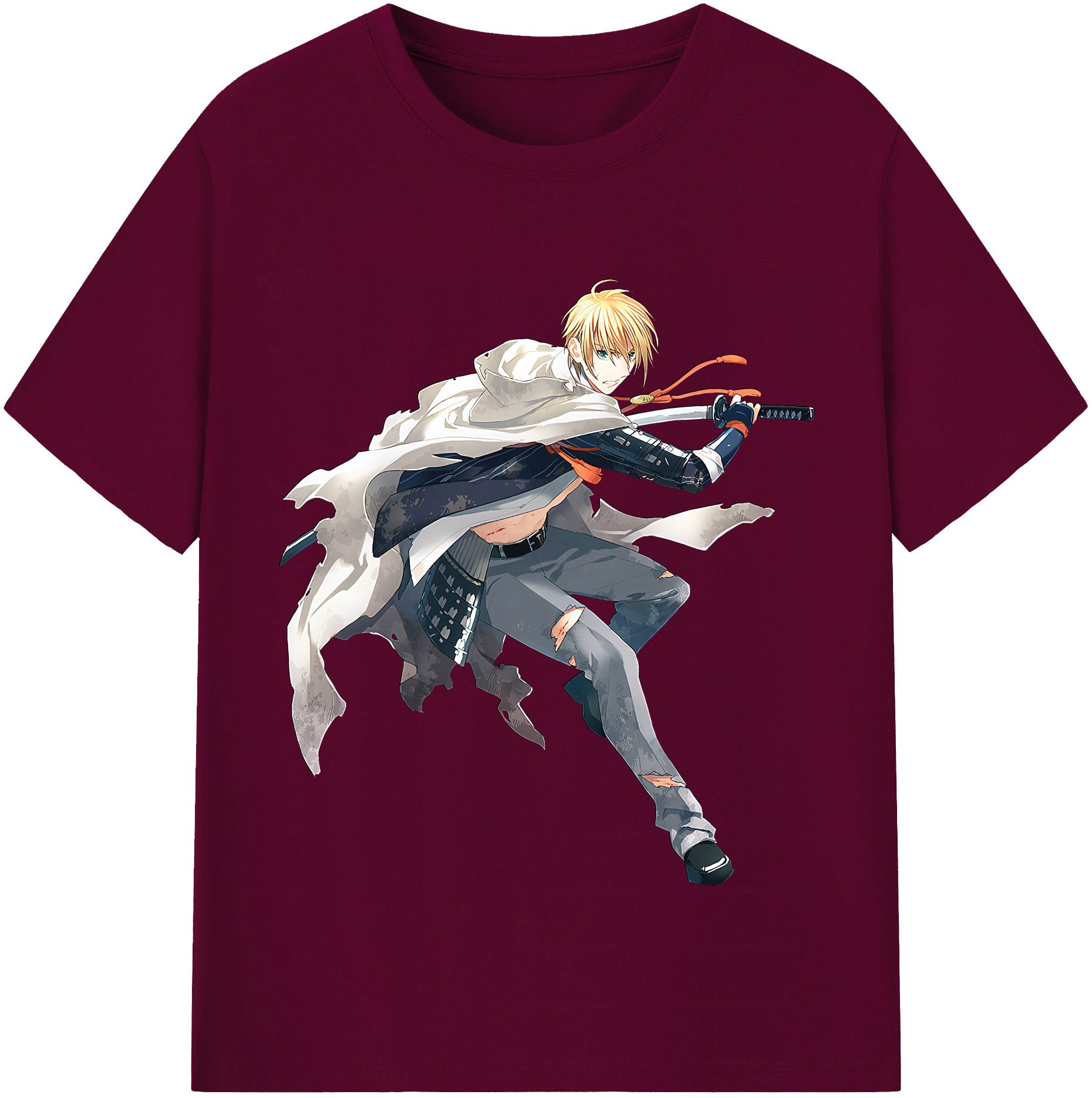 （画像用） 刀剣乱舞 Touken Ranbu レディースカジュアルプリントTシャツ（綿100％）